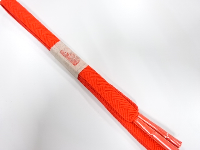 未使用品　正絹　手組帯締め